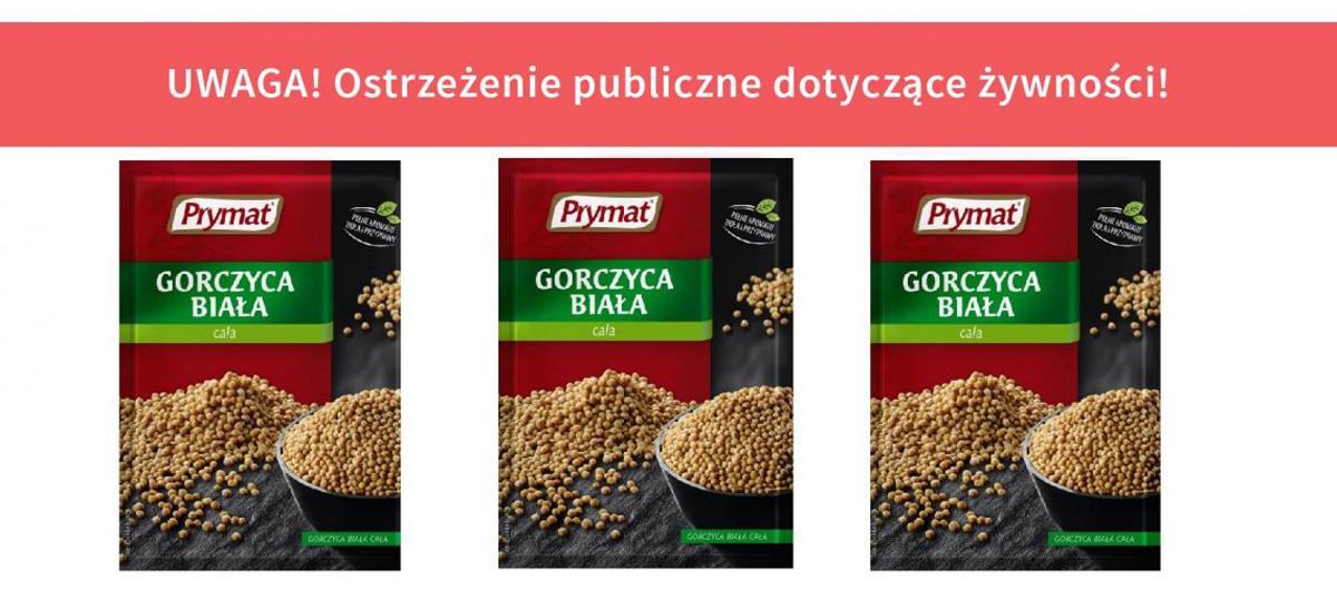 Salmonella w Prymacie. Producent apeluje o zwrot towaru