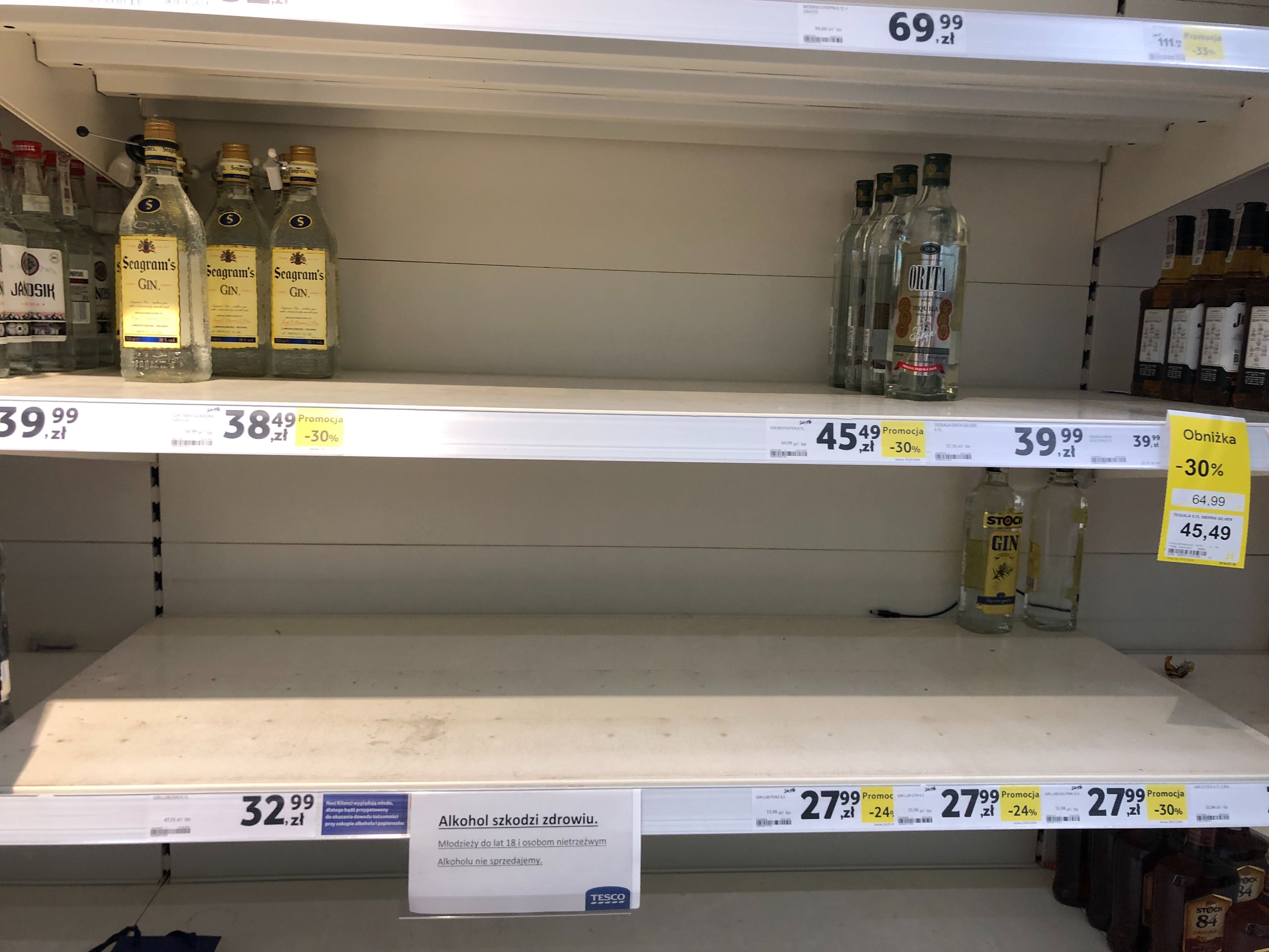 zakaz sprzedaży alkoholu nocą