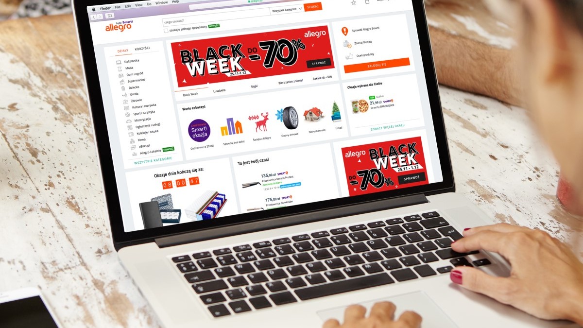 Black Friday to za mało. Od poniedziałku rusza Black Week na Allegro 