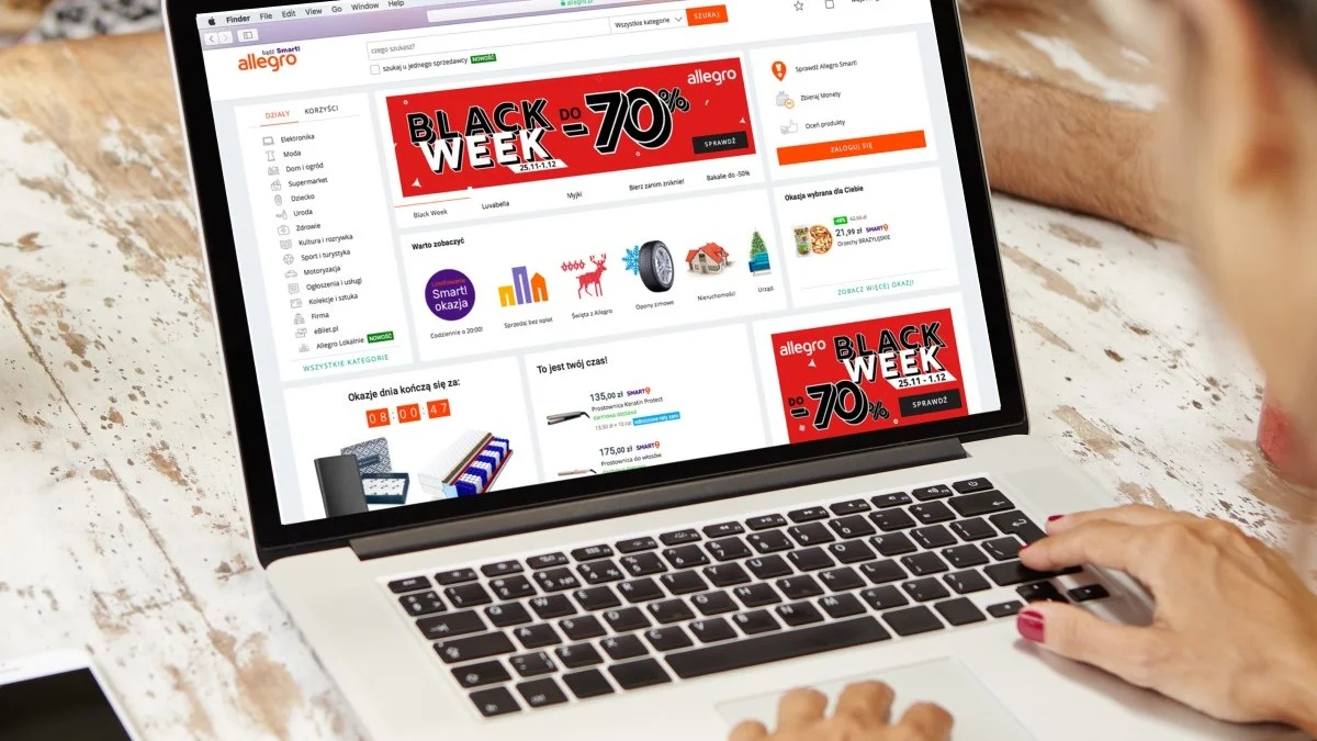 Black Friday to za mało. Od poniedziałku rusza Black Week na Allegro 