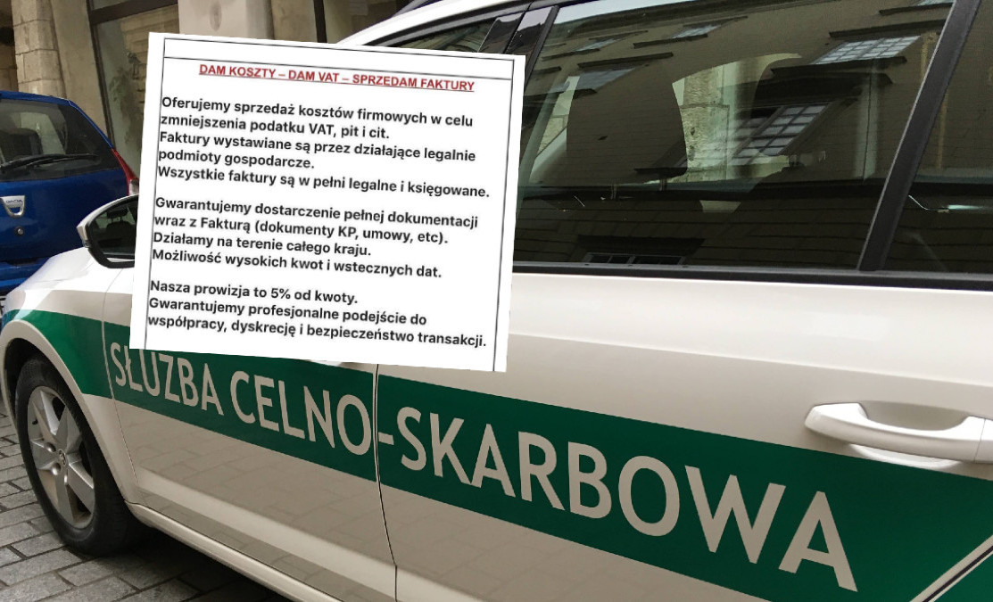Oszustwa podatkowe. Skarbówka rozbiła gang sprzedający fikcyjne faktury