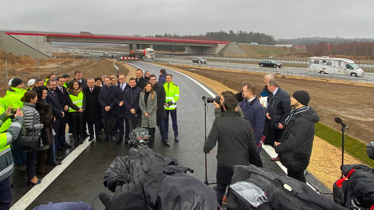 Obwodnica Częstochowy. Autostrada już już otwarta, ale Google Maps jej nie widzi