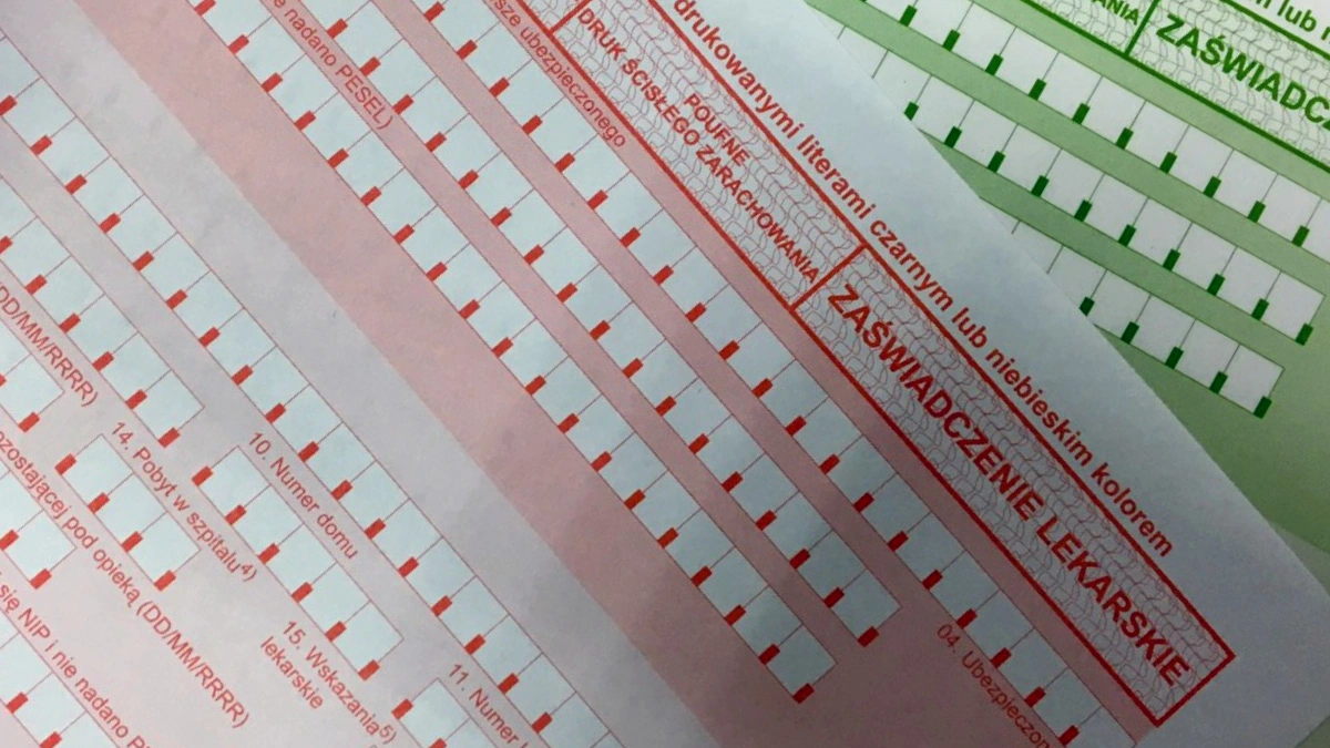 l4 zasiłek chorobowy zus