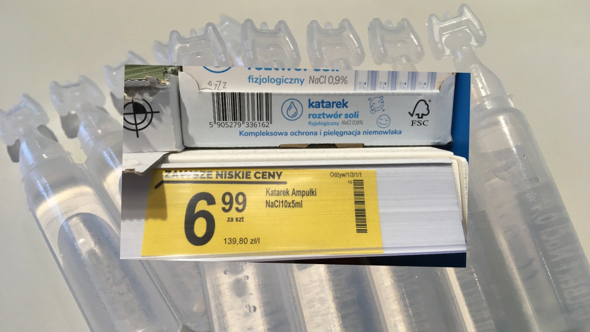 Ceny w Biedronce. Za sól fizjologiczną zapłacisz za nią dwa razy więcej niż w aptece