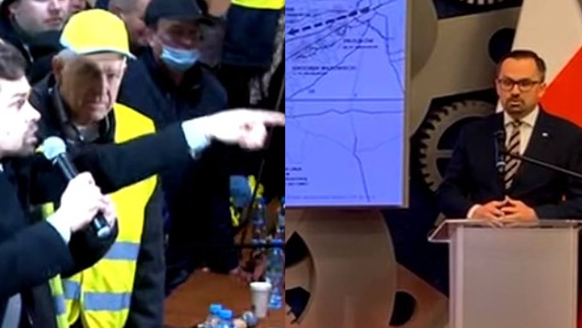 Rząd prezentuje plany CPK, a w Baranowie wrze: wysadzi nas stąd tylko trotyl