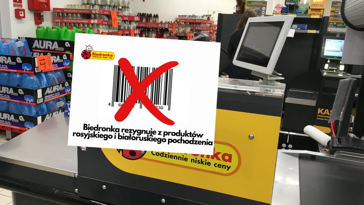 Bojkot rosyjskich produktów. Biedronka, Lidl i Żabka dołączyły do akcji