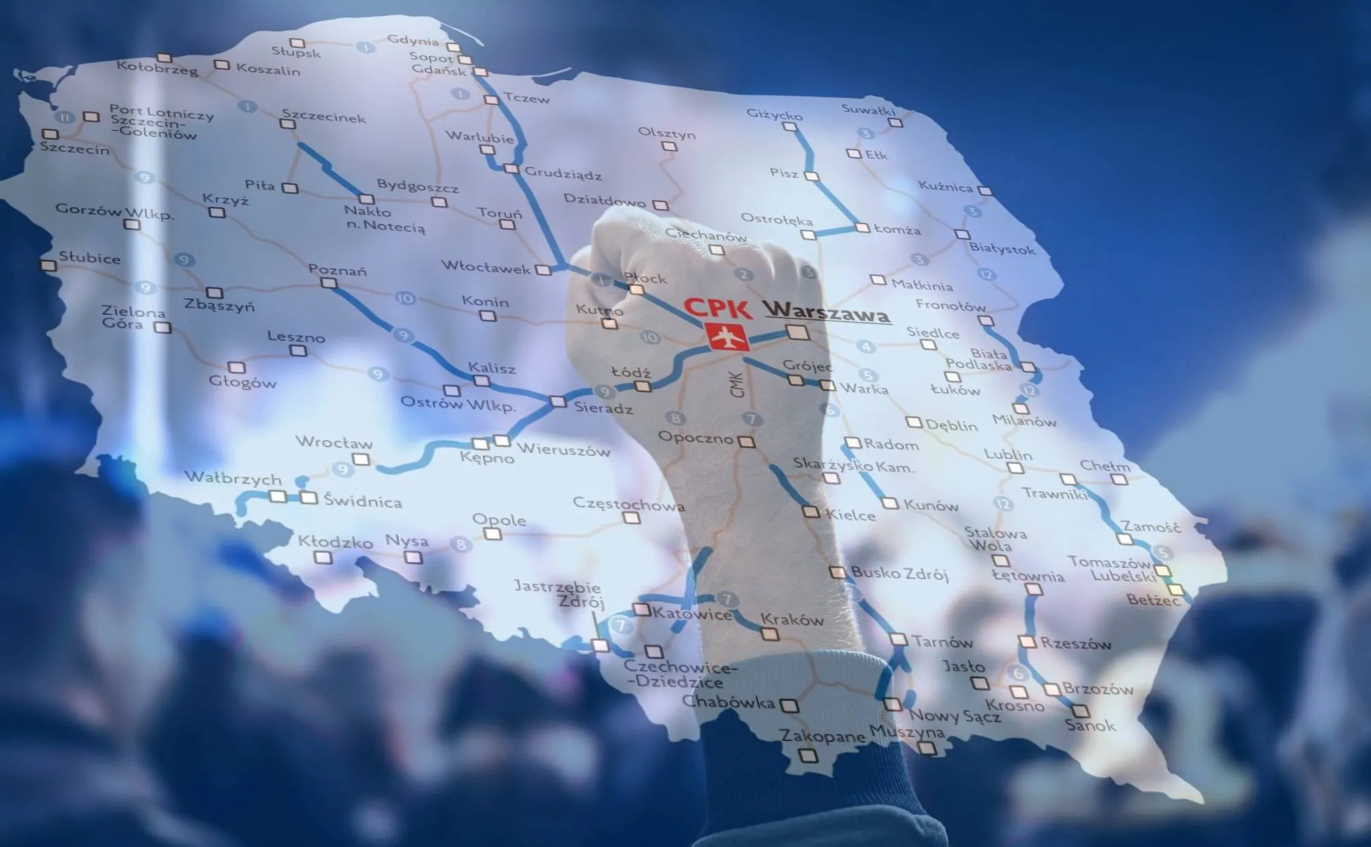 CPK staje się monstrum, które buduje Polskę od nowa. A lotnisko? Jakie znowu lotnisko?