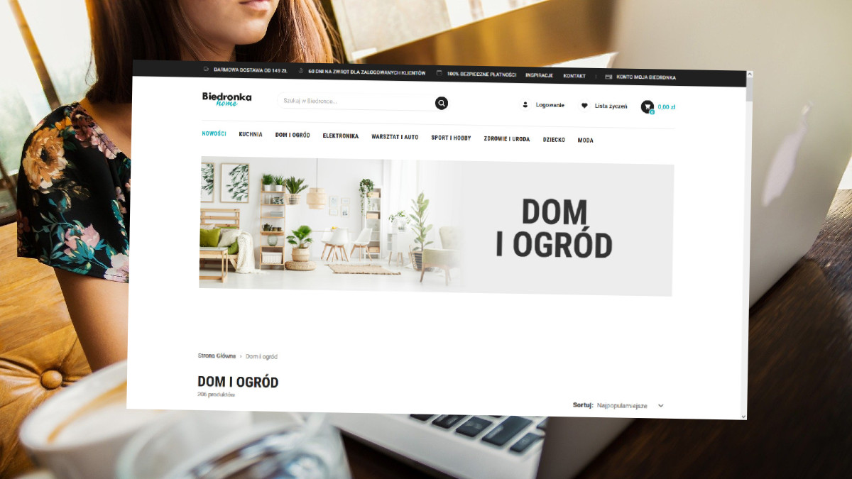 Sklep internetowy Biedronki. Oferta już w sieci, zakupy od poniedziałku