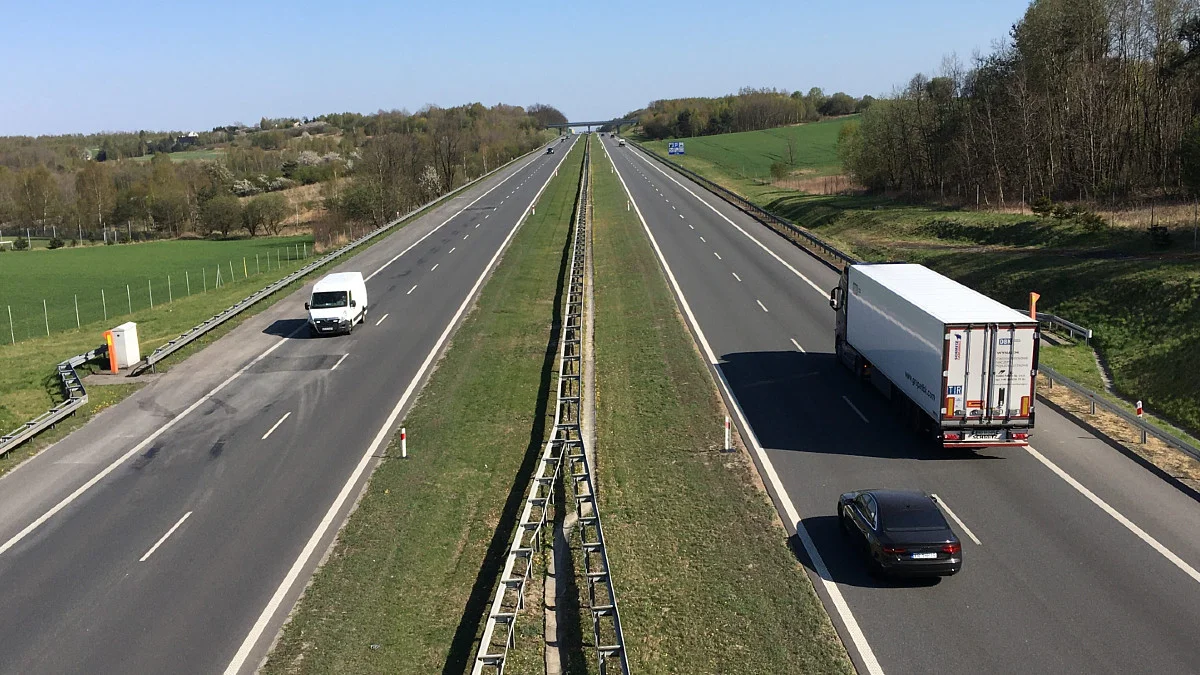 Budowa autostrady A2 na wschód od Białej Podlaskiej
