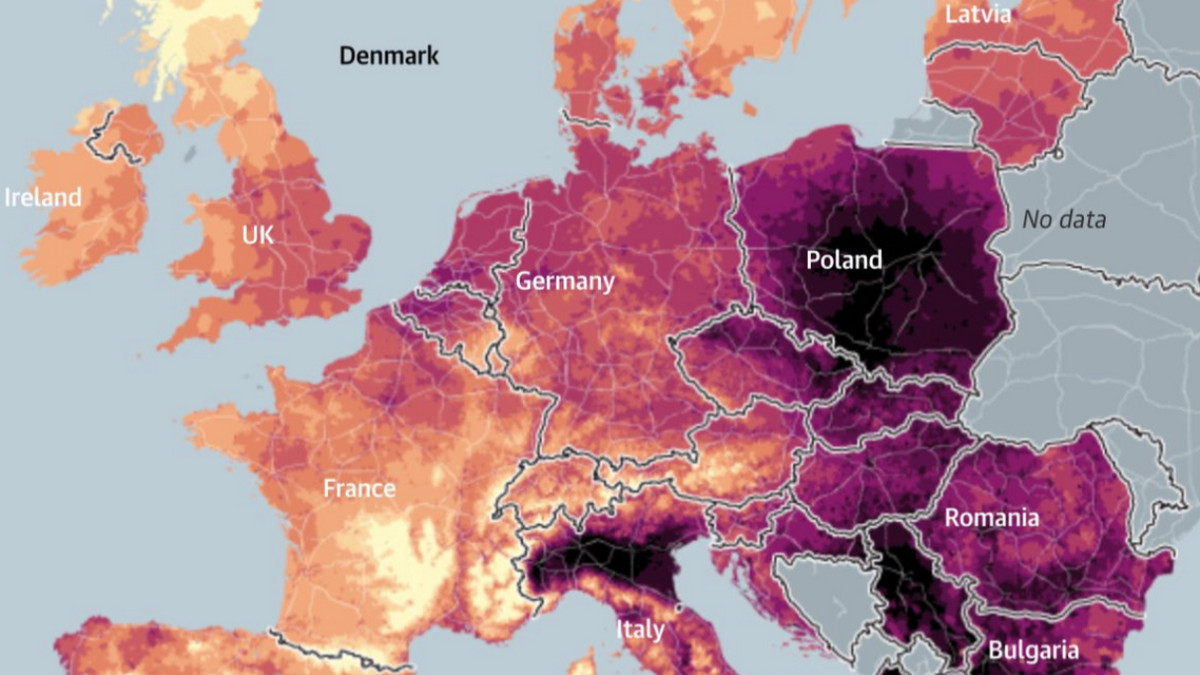 Polska wielką ponurą plamą na mapie Europy. A politycy co? Stroją sobie żarty