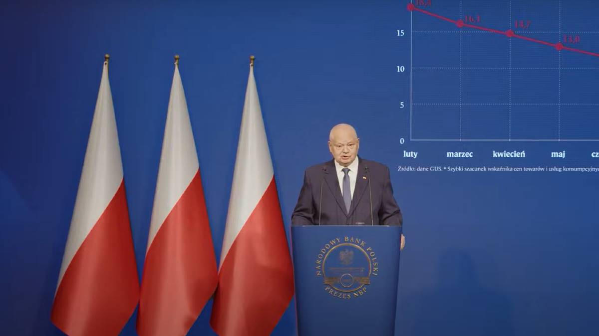 NBP obniżyło stopy procentowe. Glapiński ocenia sytuację ekonomiczną