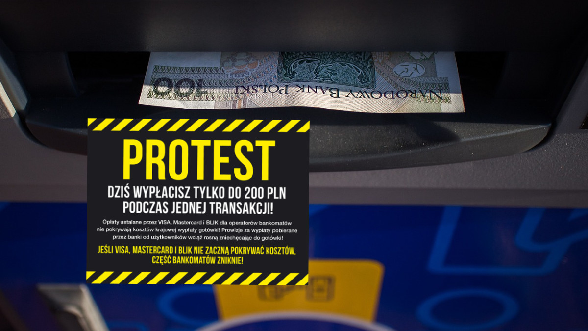 Bankomaty zastrajkowały. Nie wypłacisz więcej niż dwie stówy