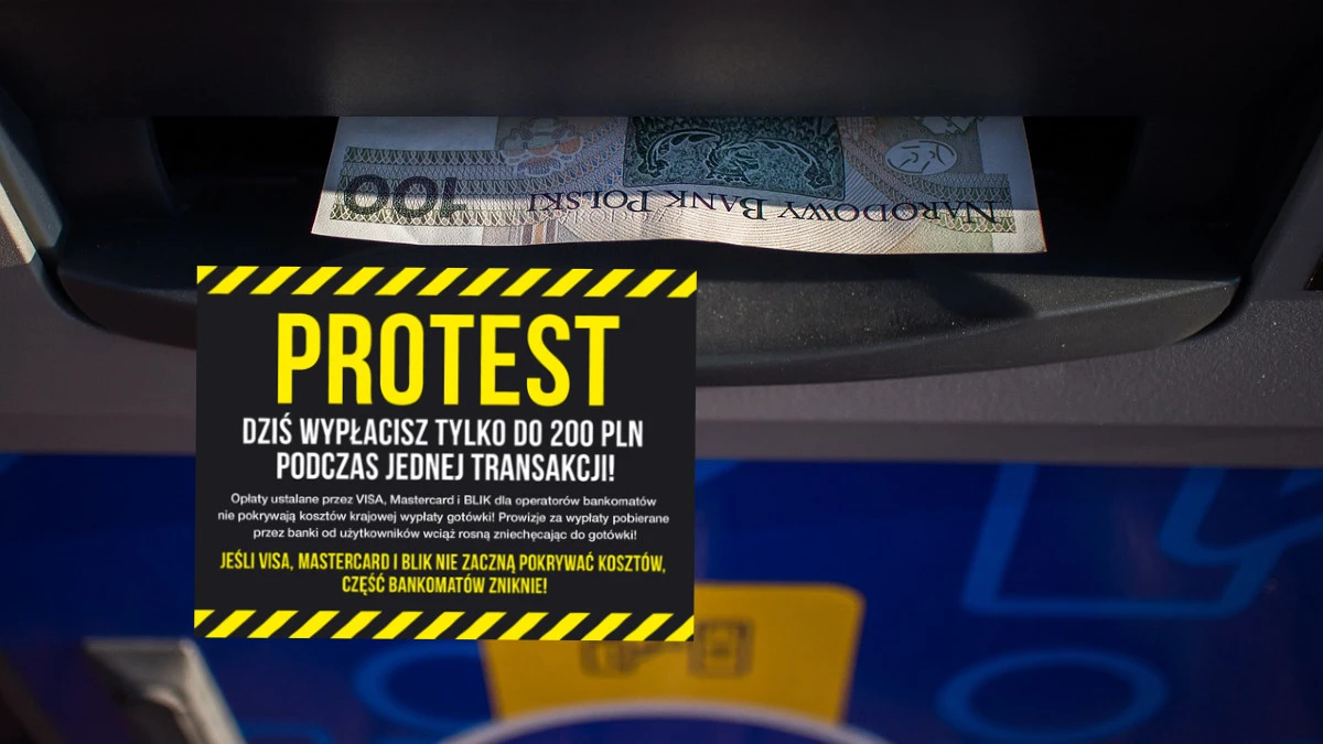 Bankomaty zastrajkowały. Nie wypłacisz więcej niż dwie stówy