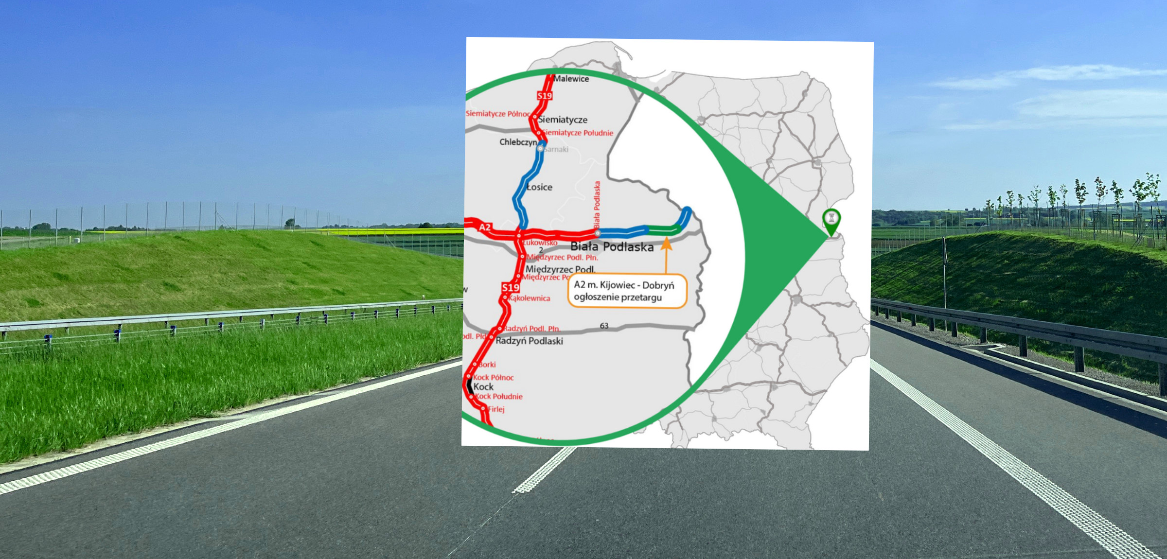 Będzie nowy odcinek autostrady. Tuż przy granicy z Białorusią