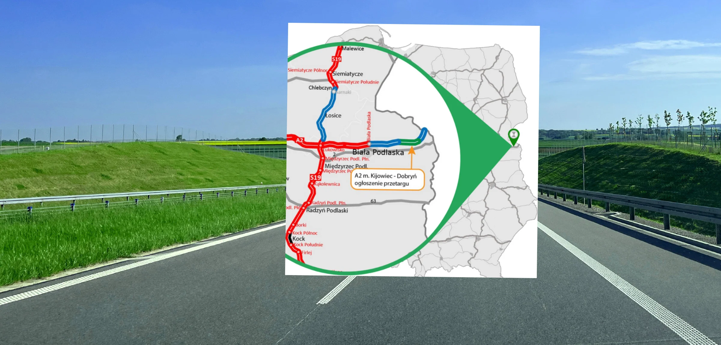 Będzie nowy odcinek autostrady. Tuż przy granicy z Białorusią