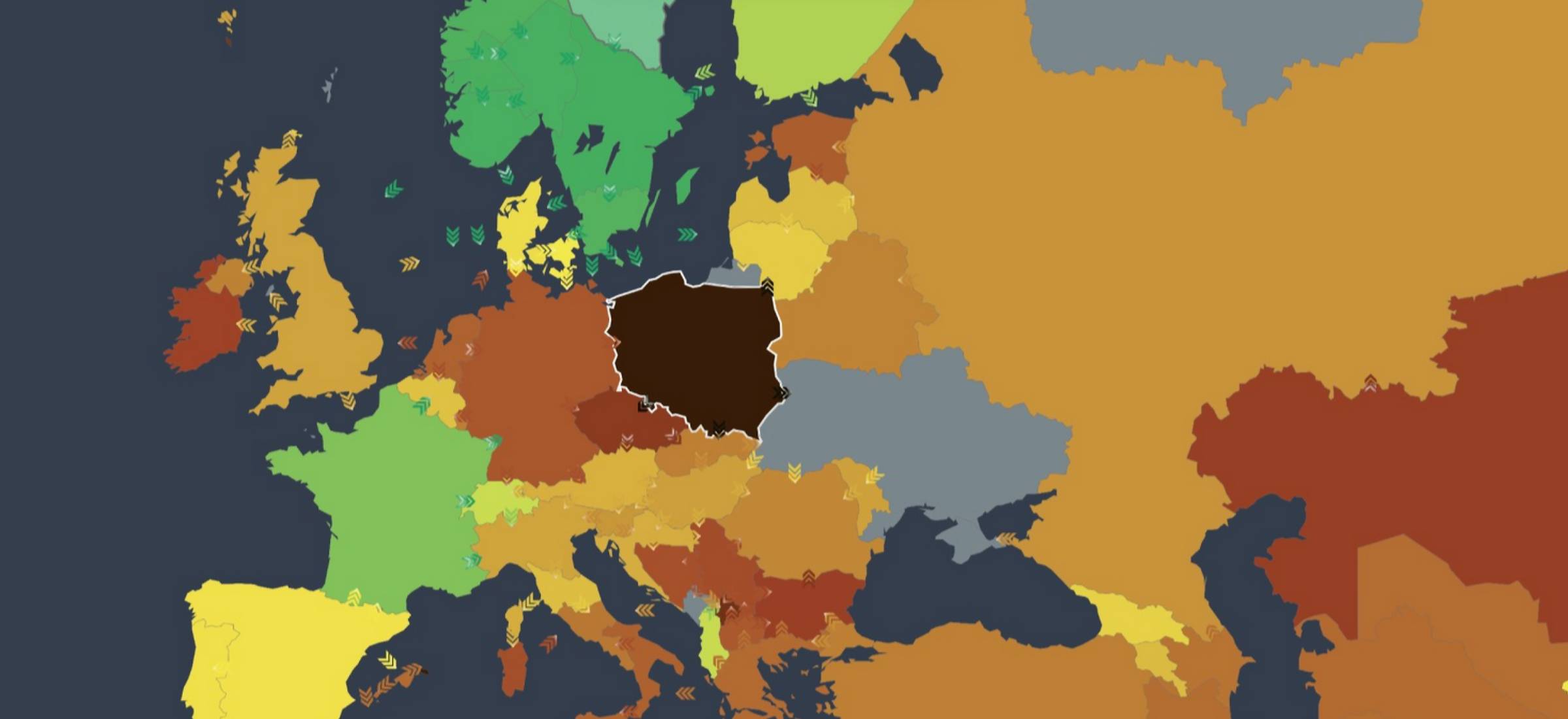 Polskiego rekordu OZE nie widać i nie czuć. Wszystko przykryła gruba warstwa smogu