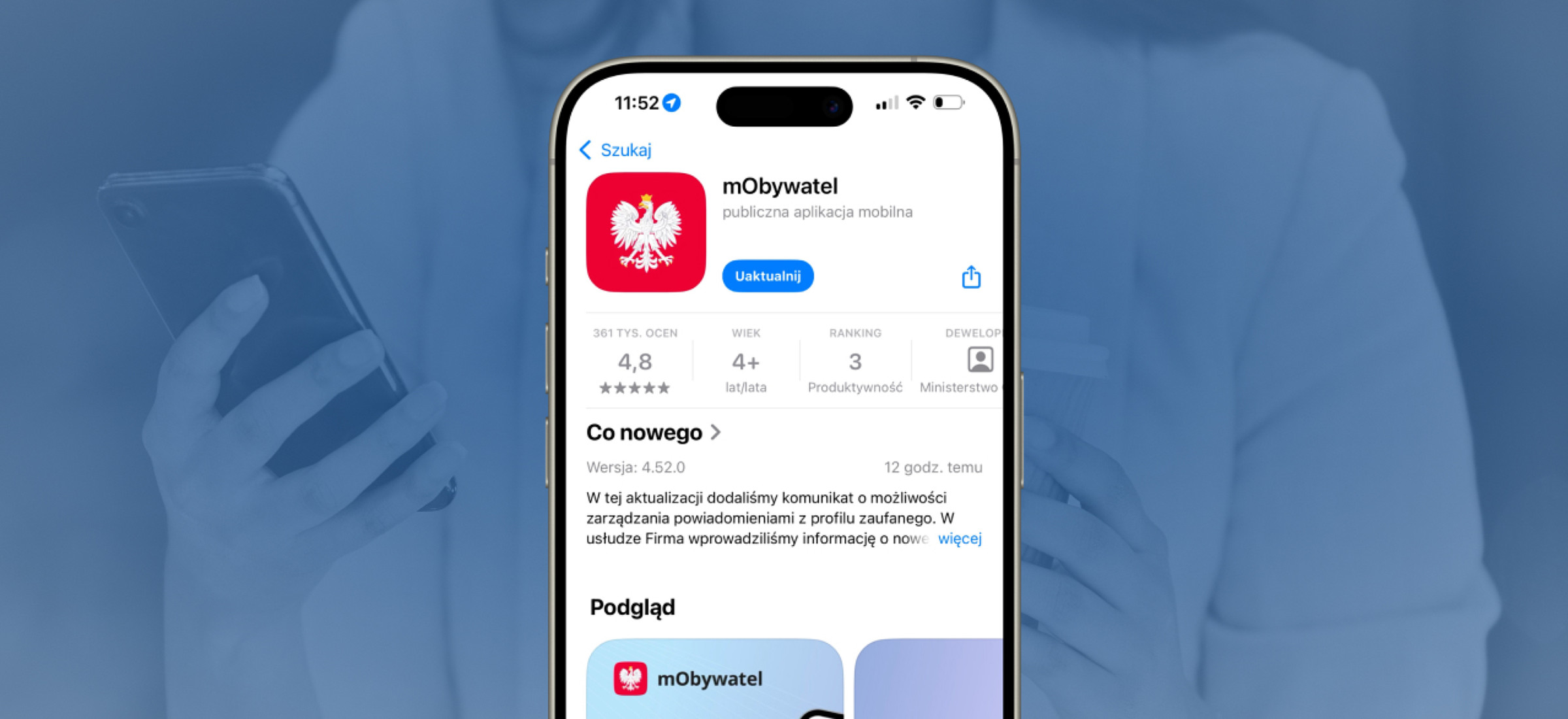 Nowe dokumenty i płatności w mObywatelu. Wysyp nowości w rządowej apce