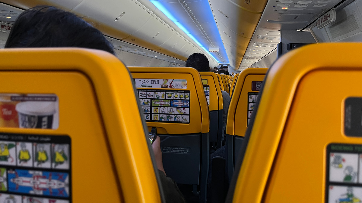 Ryanair pasazer zachowanie kara 500 euro