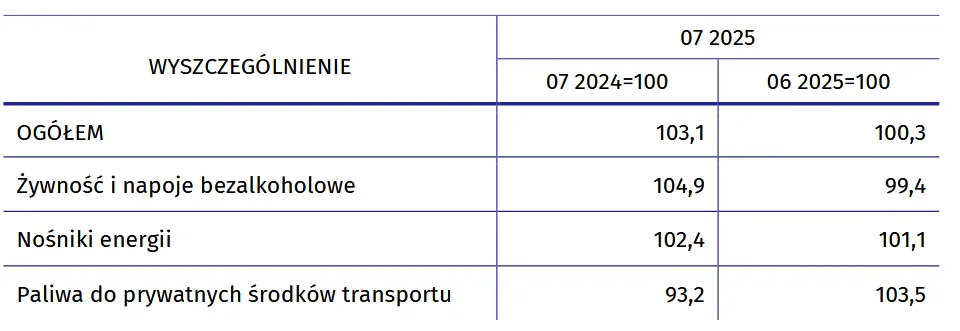 Co podrożało, co potaniało w lipcu 2025 r.