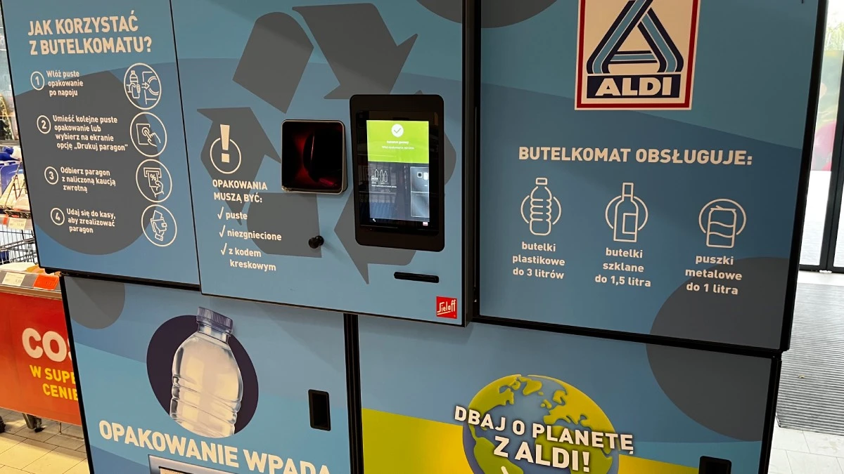 butelkomat Aldi system kaucyjny
