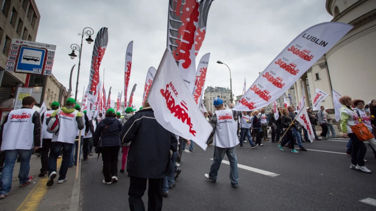 protest górnicy hutnicy katowice