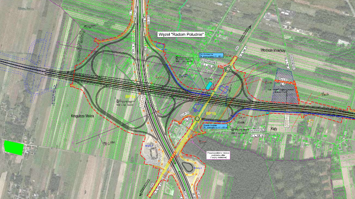 Zburzą prawie nowy węzeł Radom Południe? GDDKiA wyjaśnia