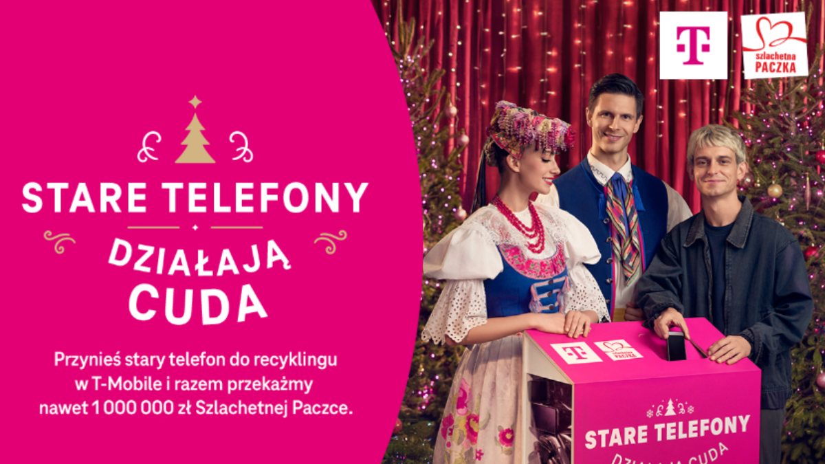 Stare telefony działają cuda - T-Mobile i Szlachetna Paczka znów łączą siły, by pomagać