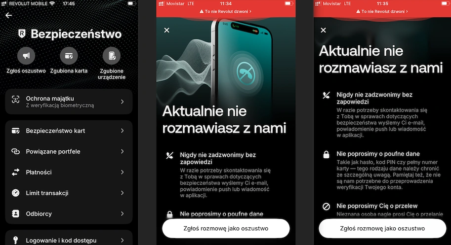 Revolut kontra telefoniczni oszuści, którzy udają, że dzwonią z banku 