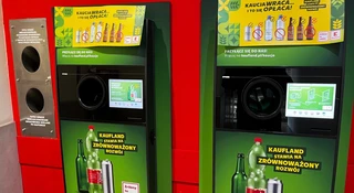 Oddałem pierwszą butelkę z kaucją. Maszyna zgłupiała