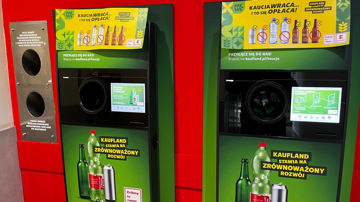 Oddałem pierwszą butelkę z kaucją. Maszyna zgłupiała