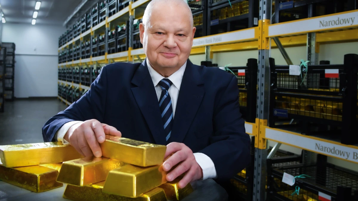 Glapiński: NBP zarobił na złocie 197 mld zł. Część można wydać na armię