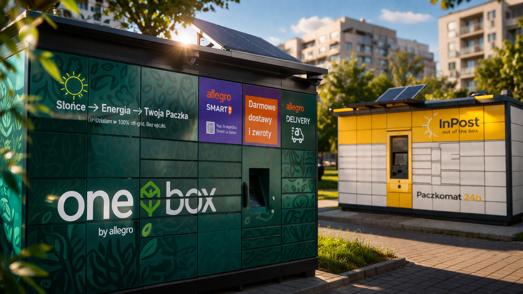 Allegro idzie po InPost. Nowe automaty mają zmienić układ sił