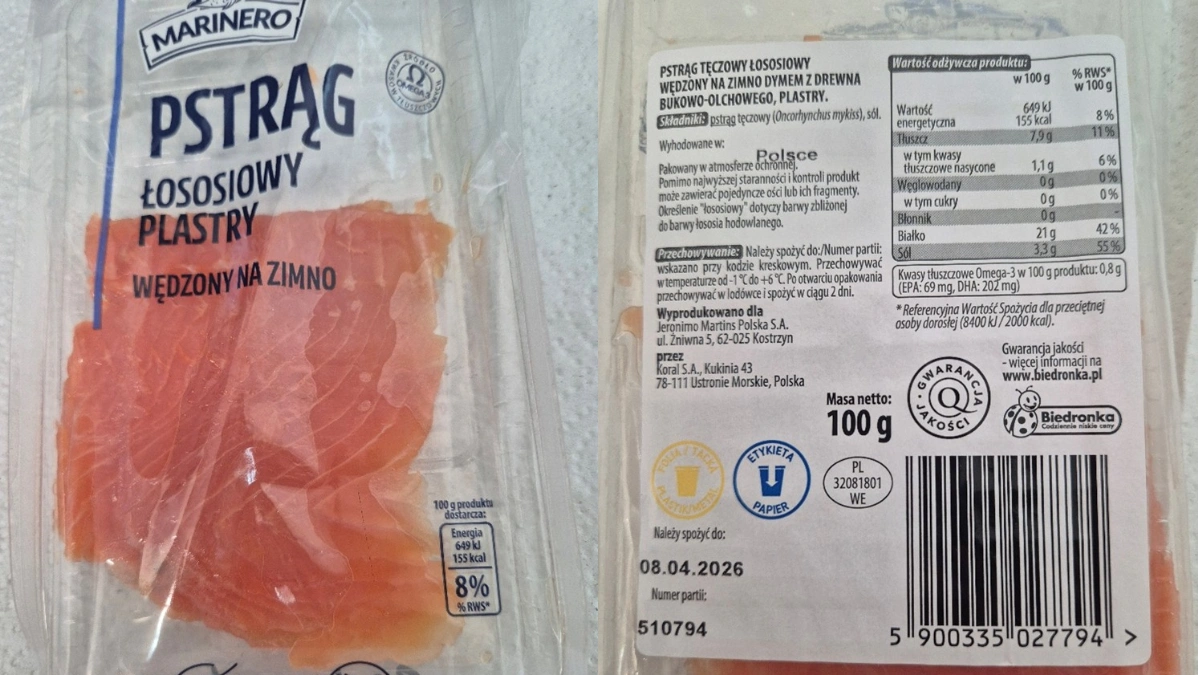 Groźna bakteria w rybie w Biedronce. Sanepid wydał ostrzeżenie