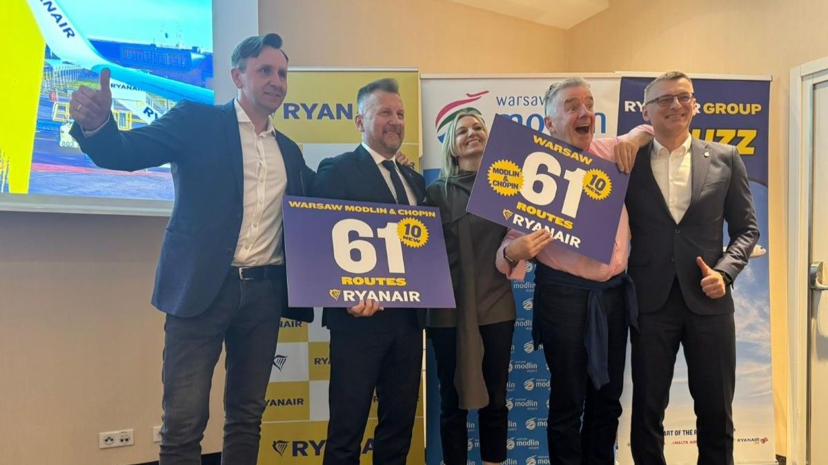 Szef Ryanaira zmienił zdanie. Zapowiada rekordy w Modlinie