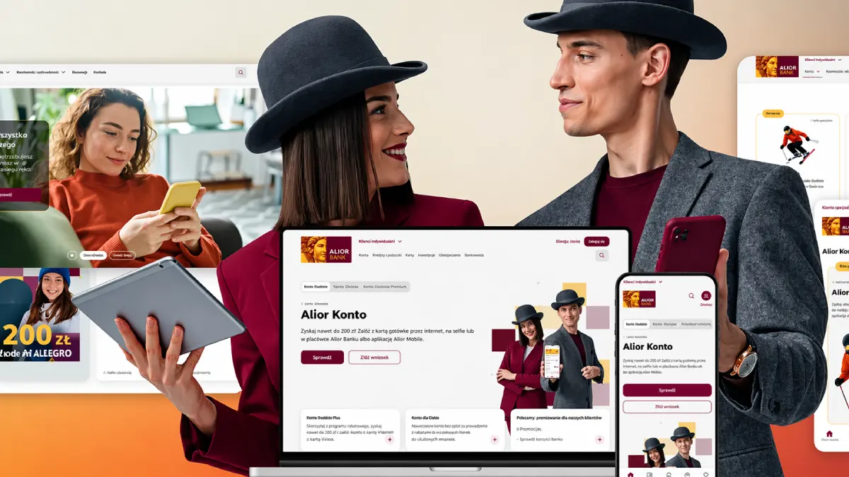 Alior Bank zmienia swoją stronę. Jeden klik i widzisz różnicę