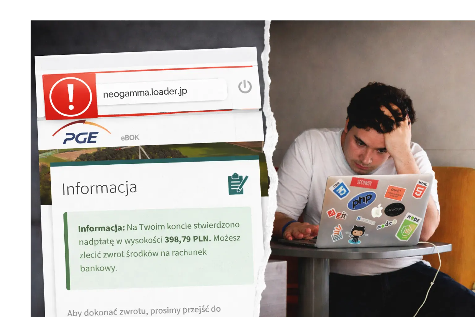 „Masz nadpłatę w PGE”. Sprytne oszustwo, które czyści konto w kilka minut