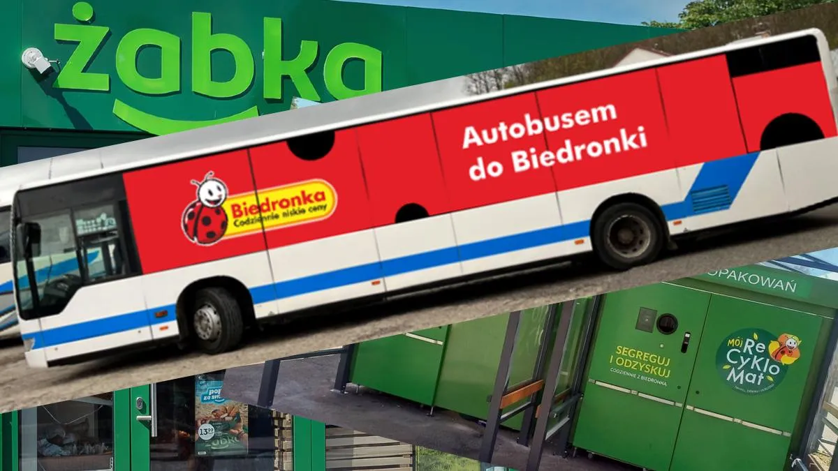 Biedronka odpala autobus, Żabka zalewa Bałtyk sklepami. Klient: odzyskam kaucję, zrobię zakupy