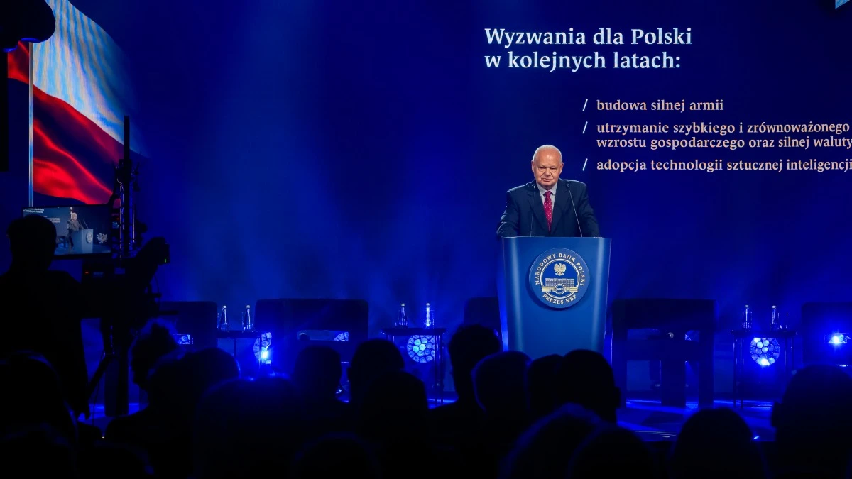 Więcej złota i twarda walka z inflacją. Glapiński zapowiada: do strefy euro nie wejdziemy, póki będę prezesem
